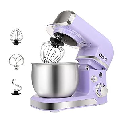 Loniko Stand Mixer, 6.5-QT 6-Speed Tilt-Head Food Mixers Kitchen Electric  Stand Mixer, Household Stand Mixers with Dough Hook, Flat Beater & Whisk