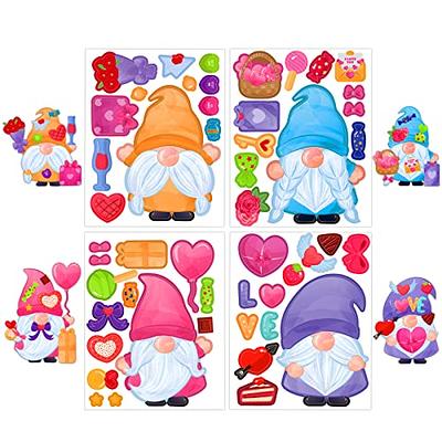 FaCraft Valentines Day Stickers for Kids 24 Sheets Make a Face Stickers  Valentine's Day Crafts Sticker Make Your Own Gnome Stickers for Classroom  School Valentine's Day Party Favors Game Activities - Yahoo Shopping