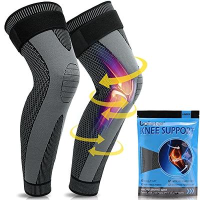 Full Leg Sleeves Compression Long Knee Sleeve Protector Varicose