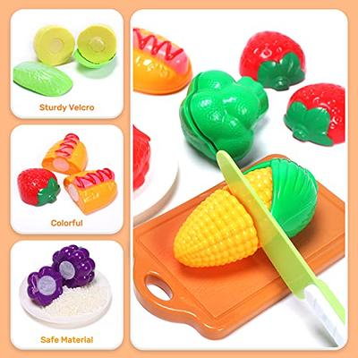  CUTE STONE Play Kitchen Accessories Set, Kids Cooking Toys Set  with Play Pots and Pans, Electronic Induction Cooktop with Sound & Light,  Cookware Utensils Kids Kitchen Set Kitchen Toys for Kids 