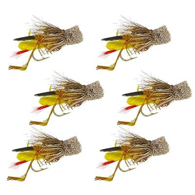 Thor Outdoor Dave's Hopper Fly Fishing Set - 6 pc, Classic, Size #10 -  Topwater Terrestrial Dry Flies for Bass, Panfish, Trout - Yahoo Shopping