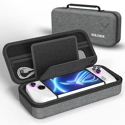  NINKI Travel Carrying Case Compatible ASUS ROG Ally 7” 120Hz  Gaming Handheld Case,Shockproof Anti-Scratch Dual-Layer Oxford & Hard EVA  Protective Portable Case for ASUS ROG Ally Case Accessories,Black :  Electronics