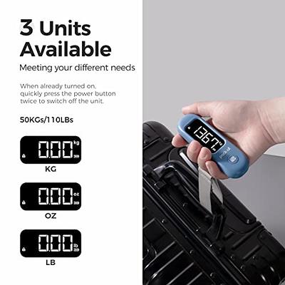 pack all 110 Lbs Luggage Scale, Digital Handheld Luggage Scale, Baggage  Scale, Travel Weight Scale for Luggage with Backlit LCD Display, Battery