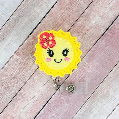 Floral Sun Badge Reel, Summer Retractable Id Holder, Pull, Lanyard, Nurse  Cute Teacher Gift - Yahoo Shopping