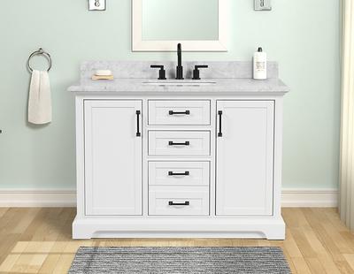 allen + roth Ronald 72-in Almond Toffee Undermount Double Sink