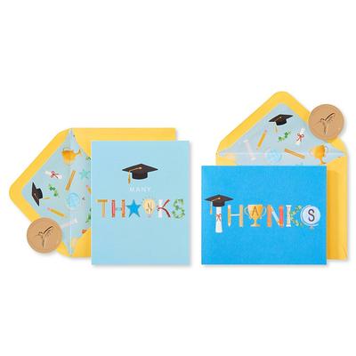 20ct Thank You Cards Graduation Icons - PAPYRUS - Yahoo Shopping