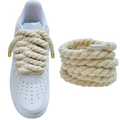 Black and Yellow Shoelaces | Rope Shoelaces | Stretchy Shoelaces - Lace Kings 27 inch / Yellow/Black