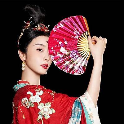 C-LARSS Hand Fans for Women Foldable Shell Fan with Tassel Decorative  Vintage Style Floral Print Japanese Style Hand Fan Home Decoration Lake  Blue - Yahoo Shopping