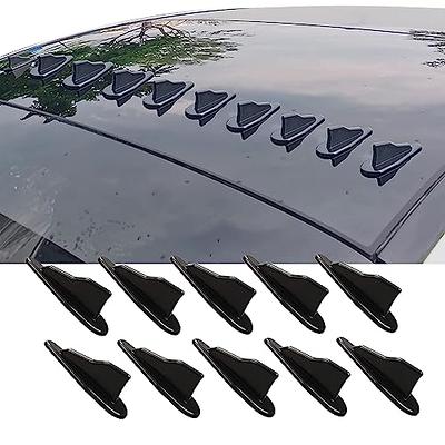 gunhunt 10 PCS Diffuser Shark Fin Kit, Spoiler Roof Wing Air Vortex  Generator, Car Tuning Accessorie, Tailpiece Car Antenna, Car Shark Fin  Antenna, Fit for Most Car (Black #100) - Yahoo Shopping