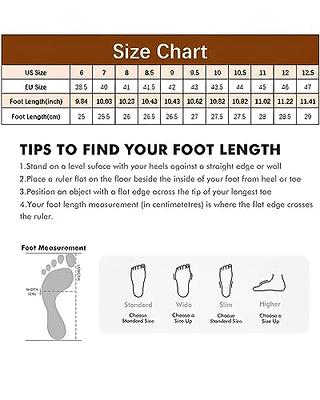 Size Guide for Dress & Casual Shoes Bexley