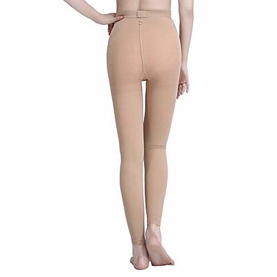 AMZAM Medical Compression Pantyhose for Women Men 15-20 mmHg Graduated  Compression Tights Opaque Toeless Compression
