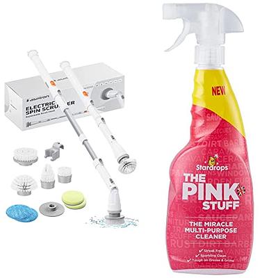 Electric Spin Scrubber, Aspiron Cordless Electric Scrubber & Pink Stuff  Stardrops - The The Miracle Multi-Purpose Cleaner Spray- 25.36 Fl Oz -  Yahoo Shopping