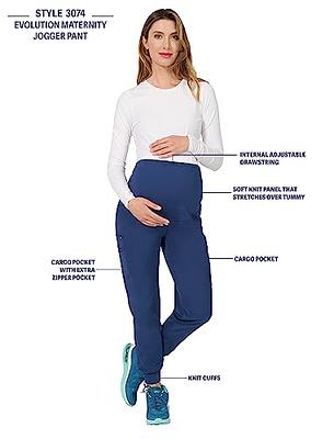 Greys Anatomy Classic Lilah 1-Pocket Womens Maternity Moisture Wicking  Scrub Pants