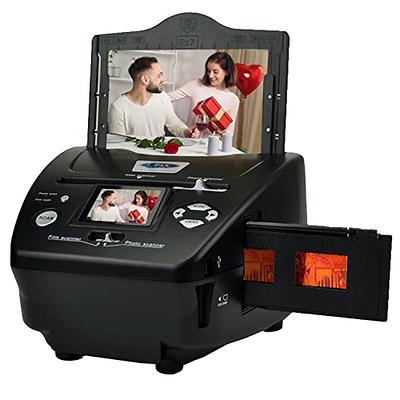 Digital Film Scanner with 2in Screen, Convert 135 126 110 8mm Slides to  12MP JPG, Digital Photo Negative Scanner