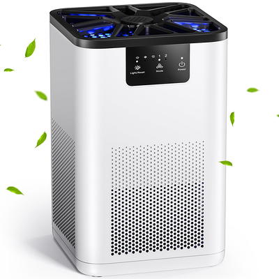 Levoit 4-Speed White True HEPA Air Purifier ENERGY STAR (Covers: 290-sq ft)  in the Air Purifiers department at