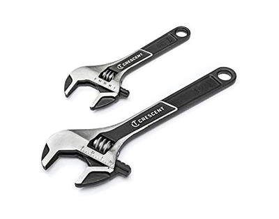 Crescent Adjustable Wrench, 10, Black, Cushion Grip, Carded