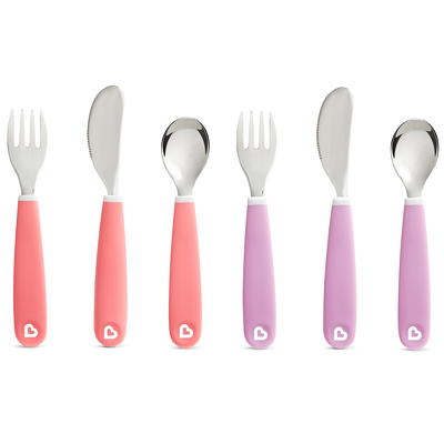 Munchkin Raise Toddler Fork And Spoon Set - 2pk : Target