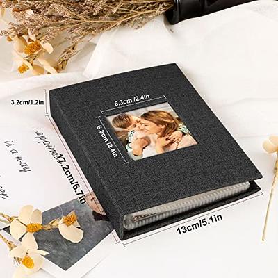 Ywlake Photo Album 4x6 1000 Vertical Pockets, Extra Large Capacity Linen  Cover Picture Albums Holds 1000 Vertical Photos Only Black