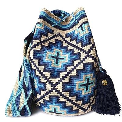 Traditional Best-Selling WAYUU Bag, Original Crochet Crossbody, Handmade  Colombian Bucket Bag, Ethical Purse, Artisanmade Mochila. (Carmen) - Yahoo  Shopping