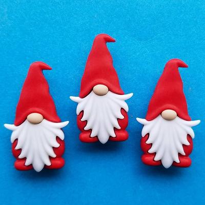 Santa Claus Christmas Buttons for Sewing and Crafts