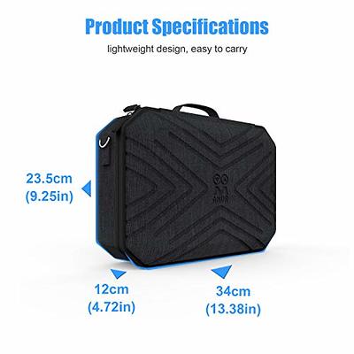 tomtoc Sling Shoulder Travel Bag for Nintendo Switch/Switch Oled, Removable W-Shaped Structure, Protective Carrying Pouch with 20 Game Cartridges Fit