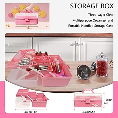 Cake Decorating Supplies, 594 Pcs Cake Decorating Kit with 3 Springform Pans, Cake Carrier, Turntable, Piping Bags and Tips, Chocolate Molds and