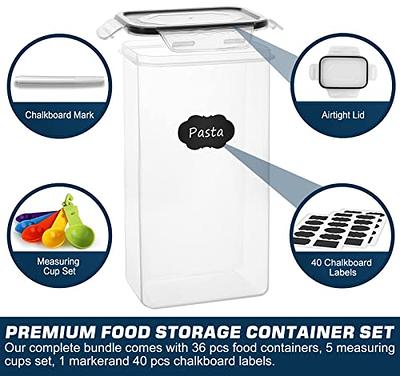 Food Storage Containers 50 Pack with Lids, Kitchen Airtight Meal