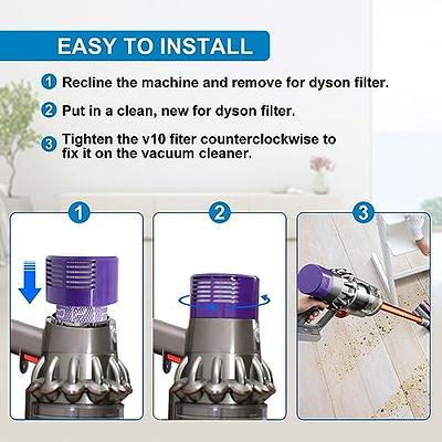Dyson V10(SV12) Animal+ Vacuum Cleaner And Total Clean Kit BUNDLE!-Purple