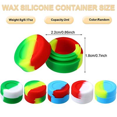 100 Pieces Silicone Wax Containers Non Stick Silicone Wax Containers Multi  Use Storage Jars Oil Concentrate Bottles for Home Kitchen Travel, Assorted  Colors (2 ml) - Yahoo Shopping