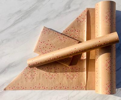 Christmas Maroon Gift Wrapping Paper, 100% Eco Friendly, Recycled & Recyclable  Wrap, Sustainable Kraft Roll, Luxury Xmas - Yahoo Shopping