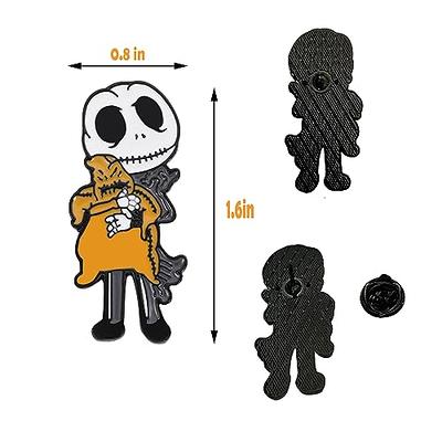  20 Pcs Goth Pin Skull Spooky Skeleton Pins Set Horror