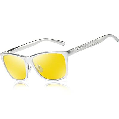 BIRCEN Night Vision Glasses for Driving: HD Anti Glare Metal Frame Night Driving  Glasses for Men - Yahoo Shopping