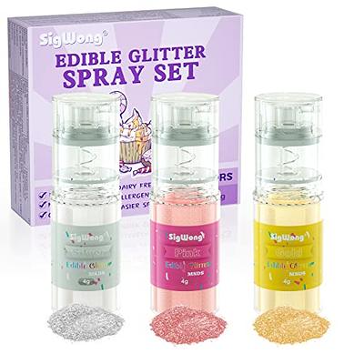 Classic Red Luster Dust Spray, Luster Dust Edible Glitter Spray Dust for  Cakes, Cookies, Desserts, Paint. FDA Compliant (4 Gram Pump)