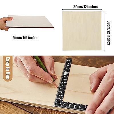 Woodpeckers Crafts, DIY Unfinished Plywood 1/4 x 12 x 9, Pack of 12