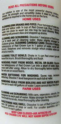 The Boyer Lye for Soap Making, Sodium Hydroxide Pure High Test Lye Food  Grade, Caustic Soda, Drain Cleaner and Clog Remover, 2 Pack (2LB Each) -  Yahoo Shopping