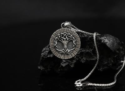 Sterling Silver Tree of Life Pendant or Necklace With Engraved 