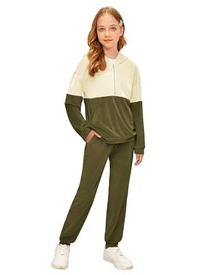 Sweat Suits for Womens Two Piece Outfits Hoodie and Pants Set Sage