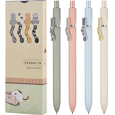 Cute Kawaii Cat Pens Black Ink Pen 0.5 MM Fine Point Pen 