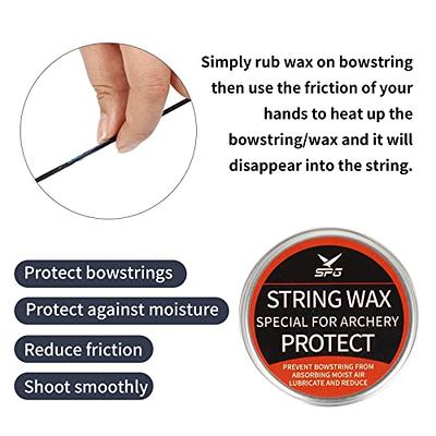 SOPOGER Archery Bow String Wax - Compound Bowstring Wax Reducing Friction  Protective Rail Lube Bow Wax Accessories Preventing Fraying for Recurve  Crossbow (Recurve Bow String Wax) - Yahoo Shopping