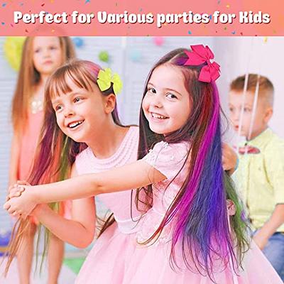 MSDADA 10 Color Hair Chalk for Girls Makeup Kit - New Hair Chalk Comb  Temporary Hair Color