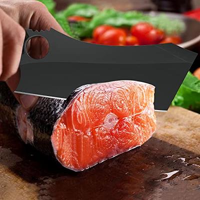 Upgrade High Carbon Steel Meat Cleaver Knife Heavy Duty Dragon Bone Heavy  Cutting Knife Premium Professional Butcher Chopper