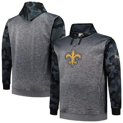 Men's Fanatics Branded Heather Charcoal Tampa Bay Buccaneers Big & Tall Camo Pullover Hoodie