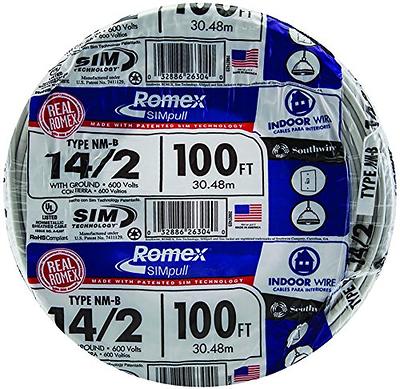 Southwire 50 ft. 10/3 Solid Romex Type NM-B WG Non-Metallic Wire - Ace  Hardware