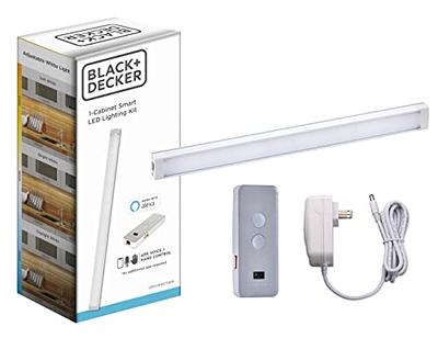 BLACK+DECKER Works with Alexa Smart Under Cabinet Lighting Kit, Adjustable  LEDs, (6) 9 Bars, White,A Certified for Humans Device - Yahoo Shopping