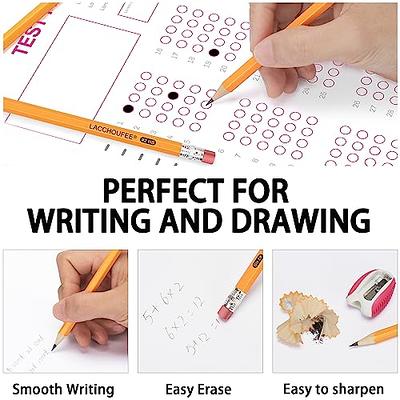 5 Wooden Hb Pencils With Erasers, School Supplies, Students And Children  Can Be Used For Writing, Painting And Sketching