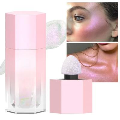 Jutqut Purple Pink Shimmer Glitter Highlighter Highlight Makeup Contour  Powder Silver Glitter Face Illuminator Highlighter Diamond Sparkly  Highlighter Iluminadores Illuminator Make Up for Face Body Cheek 03Purple  Pink