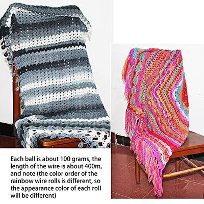 Soft Chenille Yarn Blanket Yarn Velvet Yarn for Knitting Fancy Yarn – NICEEC