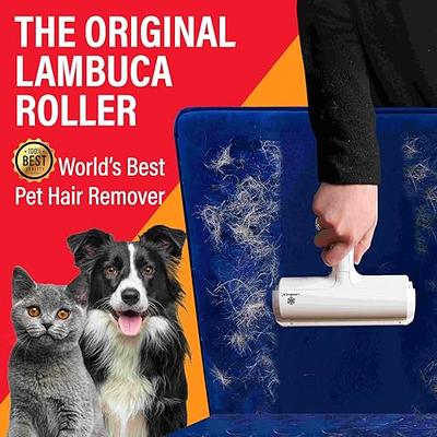 Pet Hair Remover Roller, Fur Remover with Self Cleaning Base for Dog & Cat,  Reusable Animal Hair Removal Tool for Furniture, Bedding, Couch, Car, and  Clothes, No Need Adhesive or Sticky Tape