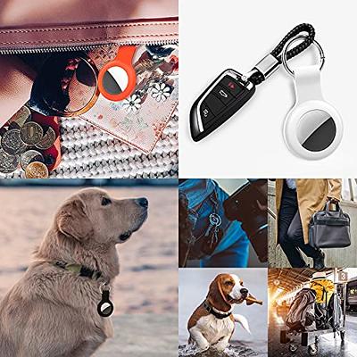 2 Pack】 Linsaner Compatible with AirTag Case Keychain Air Tag