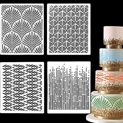 Stencil Cake Decoration Bread Stencils